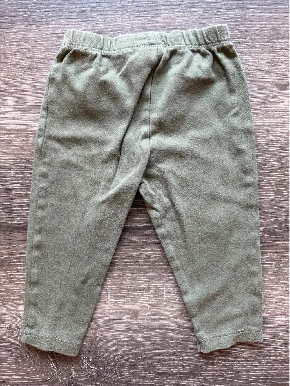 Carter’s Olive Green Leggings 12M Baby Soft Knit Pull-On Pants
